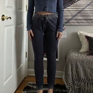 grayish blue joggers